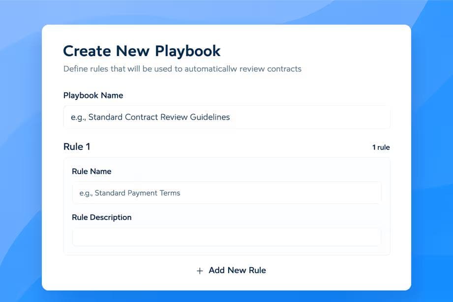 The Case for Contract Review Playbooks