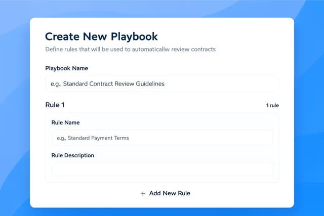 The Case for Contract Review Playbooks
