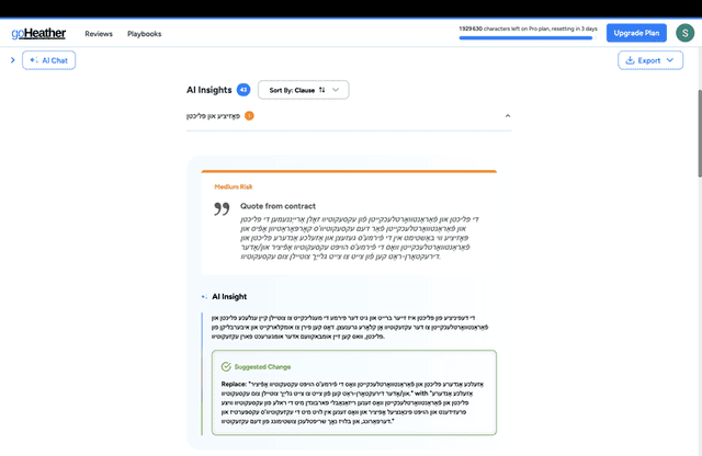 goHeather AI Contract Review Now in 57 Languages With Word Redlines & Playbooks