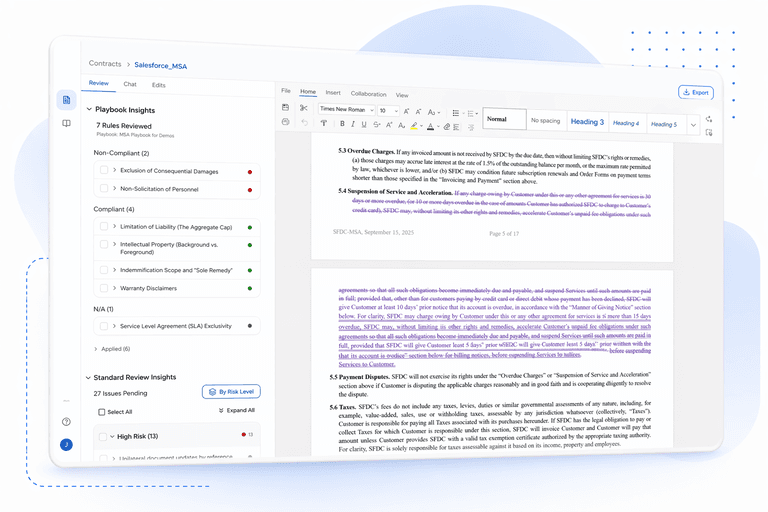 goHeather AI contract review workflows for business