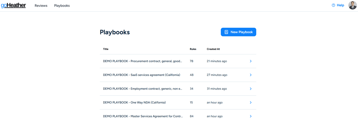 Sample Playbooks Now Come Preloaded In goHeather